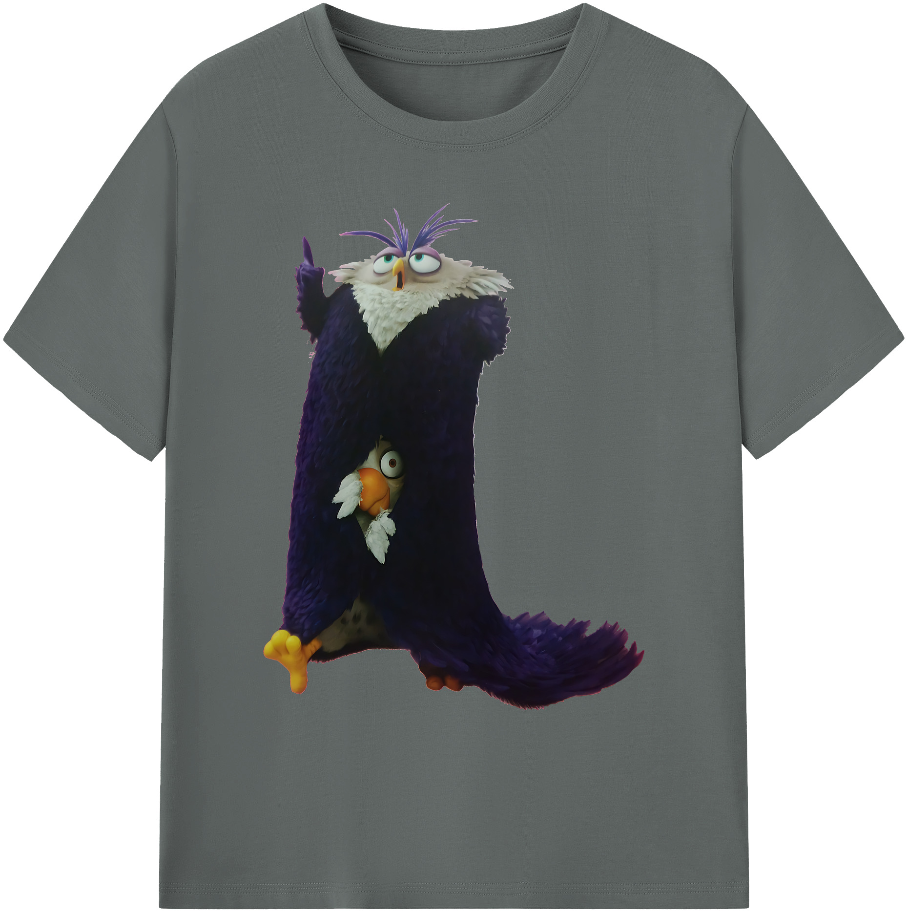 （画像用） Angry Birds アングリーバード 綿100％ メンズ半袖Tシャツ｜肌触りやわらか＆通気性